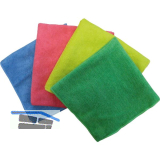 Microfasertuch Frotty Profi f�r universelle Reinigung 40 x 40 cm Farbe gr�n