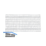 H+S Felderzaun RAL6005 gr�n kunststoffbeschichtet L�nge 2 m H�he 1,45 m