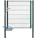 H+S Uni T�r f�r Zaunh�he 1,6 m gr�n