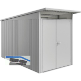 BIOHORT Ger�tehaus AvantGarde A4 silber-metallic Doppelt�r