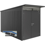 BIOHORT Ger�tehaus AvantGarde A4 dunkelgrau-metallic Doppelt�r