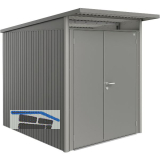 BIOHORT Ger�tehaus AvantGarde A2 quarzgrau-metallic Doppelt�r