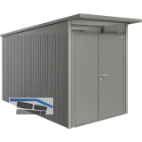 BIOHORT Ger�tehaus AvantGarde A4 quarzgrau-metallic Doppelt�r
