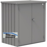 BIOHORT Terrassenschrank Romeo L quarzgrau-metallic