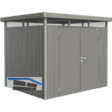 BIOHORT Ger�tehaus HighLine H3 quarzgrau-metallic Doppelt�r