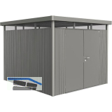 BIOHORT Ger�tehaus HighLine H5 quarzgrau-metallic Doppelt�r
