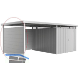 BIOHORT Seitendach-Seitenwand HighLine H5 silber-metallic