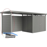 BIOHORT Seitendach-Seitenwand HighLine H2 quarzgrau-metallic