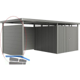 BIOHORT Seitendach-Seitenwand HighLine H4 quarzgrau-metallic