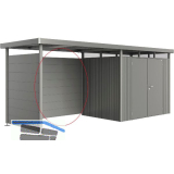 BIOHORT Seitendach-R�ckwand HighLine H2, H3, H4, H5 quarzgrau-metallic