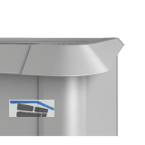 BIOHORT Schneckenschutz HochBeet 2 x 0,5 silber-metallic