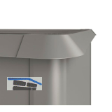 BIOHORT Schneckenschutz HochBeet 2 x 0,5 quarzgrau-metallic