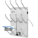 OSKARI Schuhtrockner Bora 6 breit Edelstahl