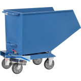 FETRA Muldenkipper mit Ablasshahn Inhalt 450 Liter