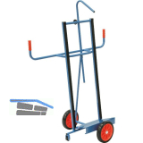 FETRA Plattenroller Rad � 260 mm Schaufelgr��e 500 x 200 mm Tragkraft 400 kg