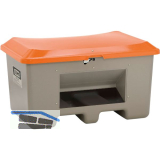 Streugutbeh�lter Plus3 mit Entnahme und Staplertasche 400 Liter grau/orange