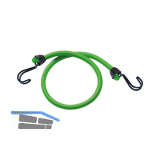 MASTER LOCK Gep�ckspanner Doppelhaken gr�n L�nge 800 mm Zugkraft 40 kg