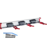 BRUNS Alu-Ger�tehalterschiene mit 3 Haltern L�nge 500 mm