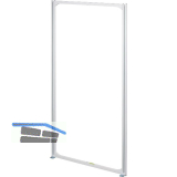 ALLIT Rahmen f�r Wandmontage 600 x 40 x 1175 mm