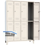 Doppelstockspind Abteilanzahl 8 RAL7035