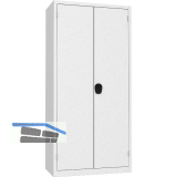 Fl�gelt�rschrank 1950x930x500 mm RAL 7035 lichtgrau