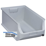 ALLIT Sichtlagerkasten Gr��e 5 grau 500 x 310 x 200 mm