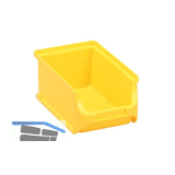 ALLIT Sichtlagerkasten Gr��e 2 Farbe gelb 160 x 102 x 75 mm