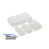 RAACO Ersatz Schublade Serie 150-03 ohne Trennw�nde h=64, b=279, t=153 mm