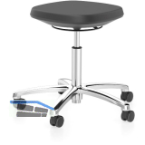 BIMOS Hocker Labsit Integralschaum mit Rollen