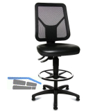 TOPSTAR Drehstuhl Tec80PK Gleiter, Fu�ring