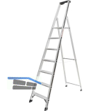 ALU-PRO Stufenstehleiter mit Plattform Type 70026 7 Stufen L�nge 2,38 m