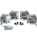 Palettenf��e f�r Riffelblechboxen (4 St)