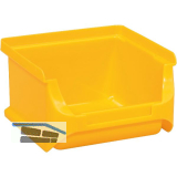 ALLIT Sichtlagerkasten Gr��e 1 gelb 102 x 100 x 60 mm