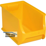 ALLIT Sichtlagerkasten Gr��e 4H gelb 355 x 205 x 200 mm