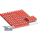 LISTA Einteilungsmaterial Muldensatz 27E x 36E f�r Fronth�he 50-200 mm