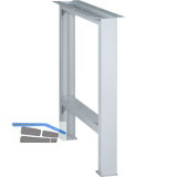 LISTA Werkbankfu� 80x725x800mm RAL7035