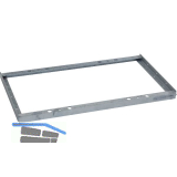 Bodenrahmen f�r Fahrradst�nder 2-teilig