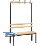 C+P Garderobenbank einseitig Basic 1650 x 1000 x 400 mm