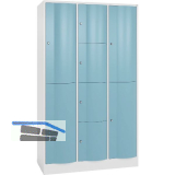 C+P Kombi Schlie�fachschrank Resisto 1950 x 1148 x 540 mm