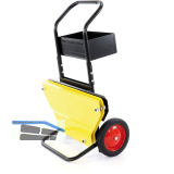 Stahlbandabroller fahrbar f�r Stahlbandbreite 13-32 mm Au�en � 600 mm