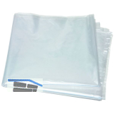 Bauschuttsack 70 Liter, 600 x 1200mm 50 St�ck ohne Zugband transparent