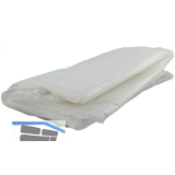 Flachsack transparent mit Gleitmittel 1300 x 2500 mm