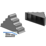 Kantenschutzecke geschlossen schwarz 19 x 50 x 50 mm