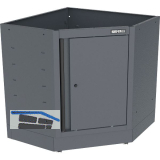 SEMLOC Unterbau-Eckschrank 910 x 860 x 860 mm schwarz 1 Boden 45kg