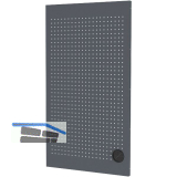 SEMLOC Lochwand 1081 x 602 x 24 mm schwarz