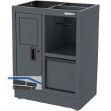 SEMLOC Unterbau-Kombischrank 910 x 680 x 458 mm schwarz