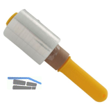 Wickelfolie transparent 100 mm 23 my inkl. Handabroller