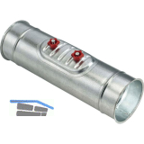 SCHUKO Reinigunsklappe, L�nge 500 mm, Durchmesser 400 mm