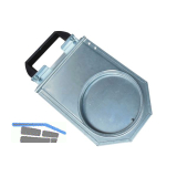 SCHUKO Handabsperrschieber m. Feststellschraube, Durchmesser 100 mm