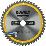DeWALT Bau-Kreiss�geblatt station�r, � 250 mm, Bohrung 30 mm, Z48 WZ